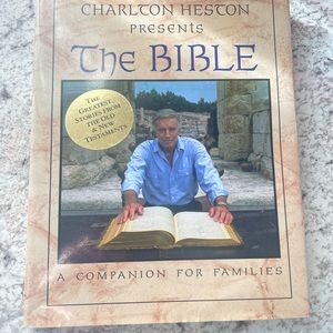 BOOK Charlton Heston Vintage 1990s Bible A Companion For Families